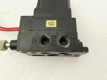 Parker GGL20025B01M05 Pneumatic Air 4/2 Solenoid Control Valve 120V 1/4" NPT