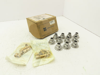 Conveyer Roller Chain Sprocket 14-Tooth 10mm Pitch  Lot of 11