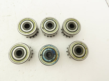 Unidirectional Clutch Bearing 20x47x14mm Roller Chain Sprocket Lot of 6