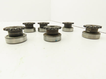 Unidirectional Clutch Bearing 20x47x14mm Roller Chain Sprocket Lot of 6