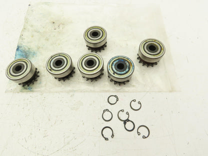 Unidirectional Clutch Bearing 20x47x14mm Roller Chain Sprocket Lot of 6