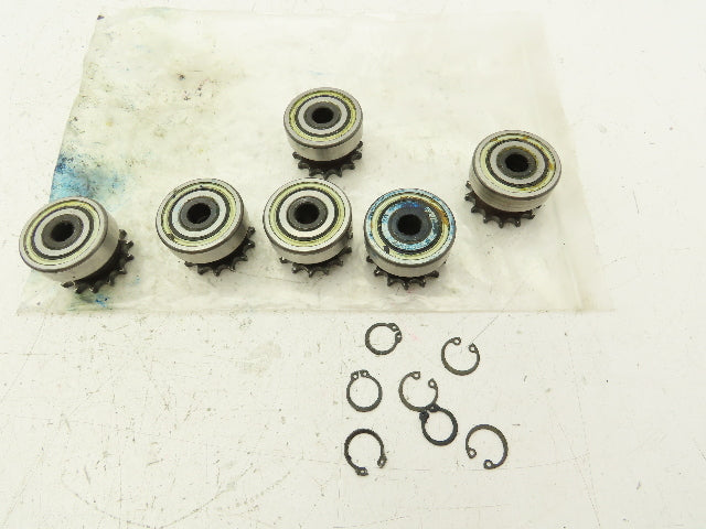 Unidirectional Clutch Bearing 20x47x14mm Roller Chain Sprocket Lot of 6