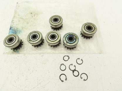 Unidirectional Clutch Bearing 20x47x14mm Roller Chain Sprocket Lot of 6