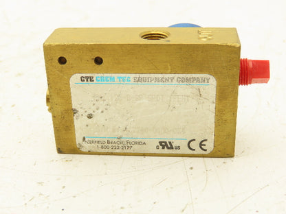 ChemTec 125-B-BP-SPDT-TFEHT Bypass Adjustable Flow Monitor