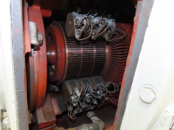 General Electric Direct Current 50Hp DC Motor 250RPM 125VDC 1156Y Fr Tachometer