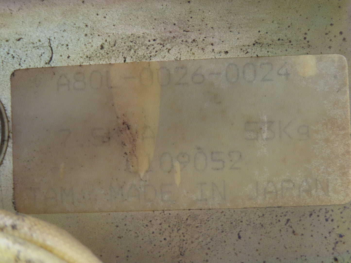 Fanuc A80L-0026-0024 Stepdown Transformer 7.5Kva 3PH