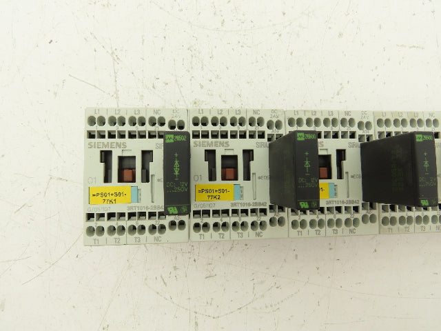 Siemens 3RT1016-2BB42 Contactor 24VDC Coil 9A 400VAC 4kW 3Pole Lot Of 9