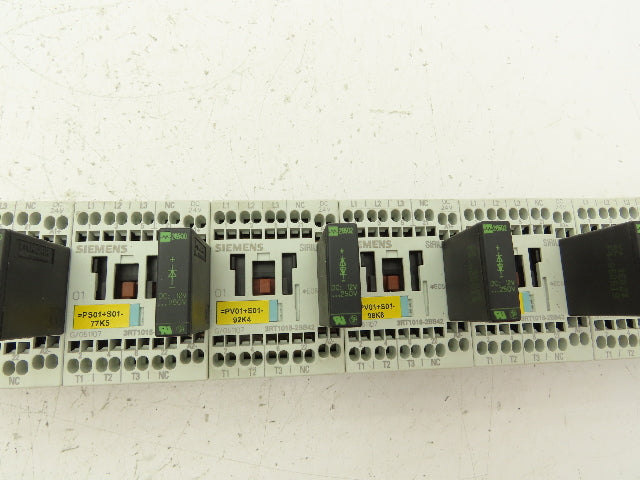 Siemens 3RT1016-2BB42 Contactor 24VDC Coil 9A 400VAC 4kW 3Pole Lot Of 9