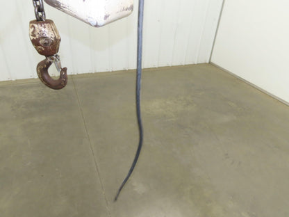 Coffing EC 4016 3 2 Ton Electric Chain Hoist 10' Travel 16 FPM 230/460 Volt 3 Ph