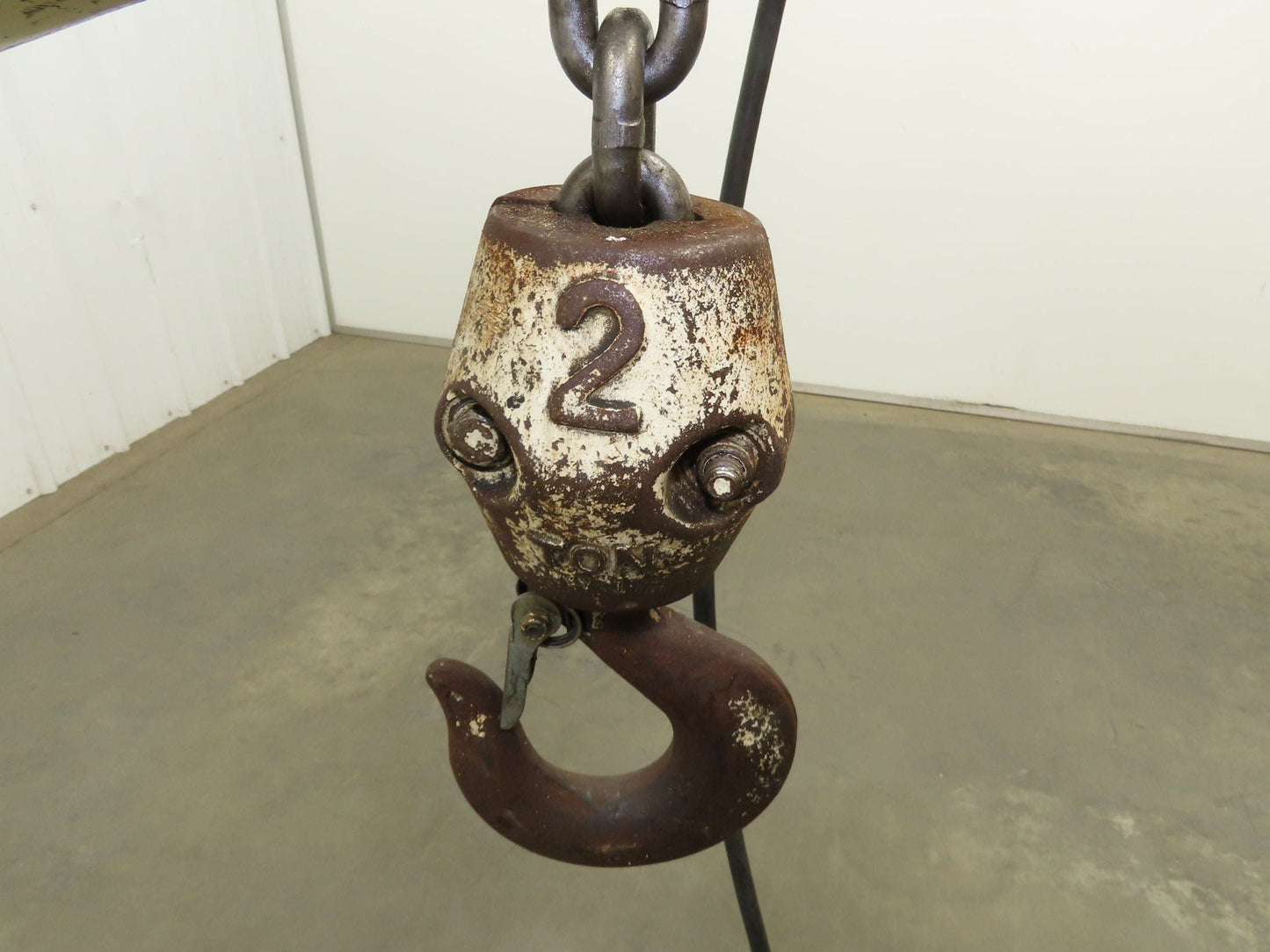 Coffing EC 4016 3 2 Ton Electric Chain Hoist 10' Travel 16 FPM 230/460 Volt 3 Ph