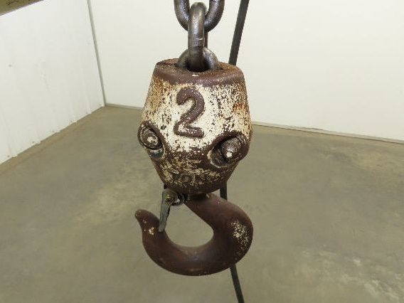 Coffing EC 4016 3 2 Ton Electric Chain Hoist 10' Travel 16 FPM 230/460 Volt 3 Ph