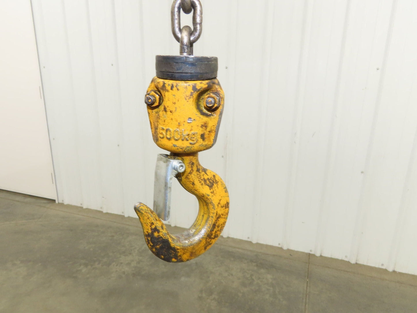 Harrington NER005LD 1/2 Ton Electrc Chain Hoist 14/5 FPM 2 Speed 12' Lift 3 PH