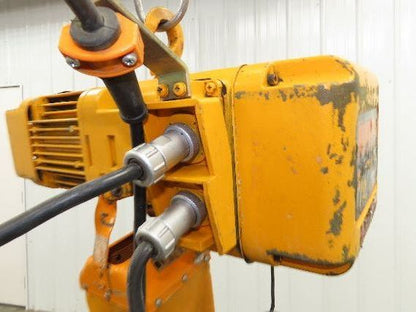 Harrington NER005LD 1/2 Ton Electrc Chain Hoist 14/5 FPM 2 Speed 12' Lift 3 PH