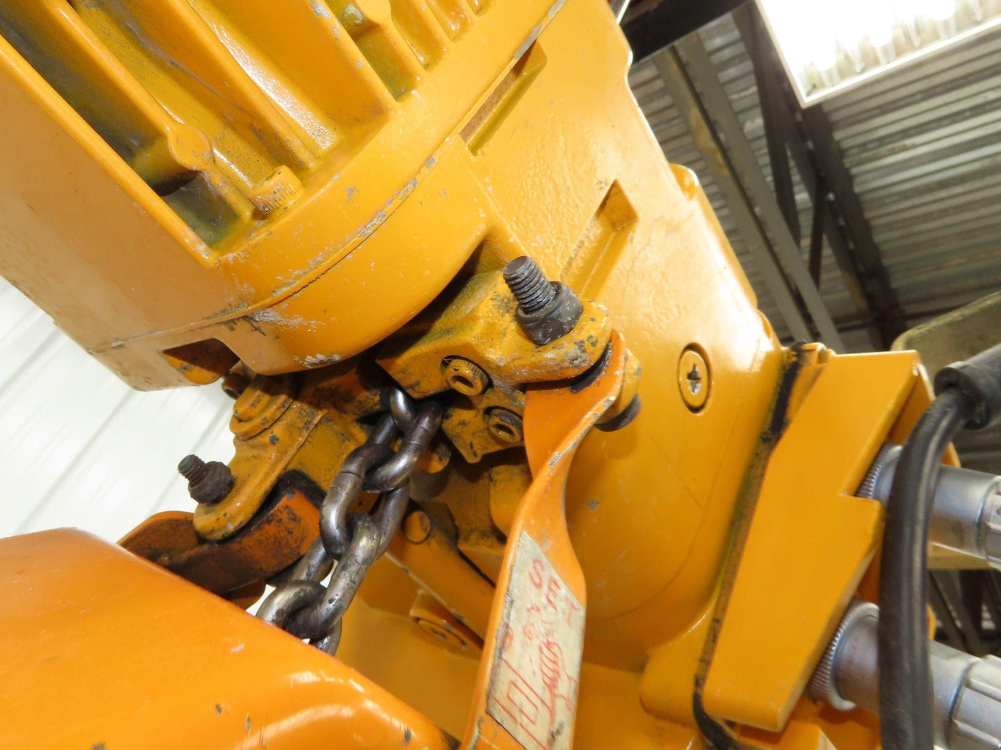 Harrington NER005LD 1/2 Ton Electrc Chain Hoist 14/5 FPM 2 Speed 12' Lift 3 PH