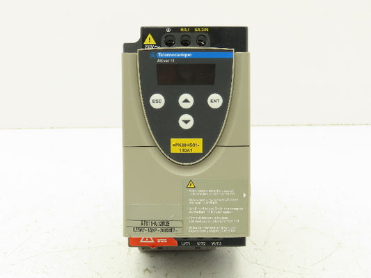 Telemecanique ATV11HU12M2E Altivar 11 AC Drive VFD 0.55kva 1/2Hp 1Ph 240V Input