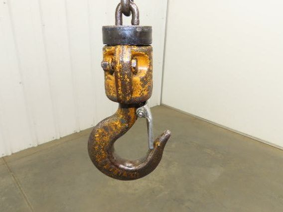 Harrington NER005LD 1/2 Ton Electrc Chain Hoist 14/5 FPM 2 Speed 9' Lift 3PH