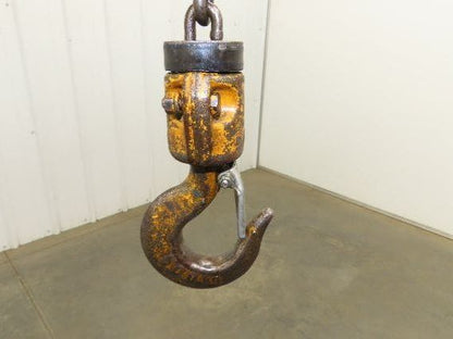 Harrington NER005LD 1/2 Ton Electrc Chain Hoist 14/5 FPM 2 Speed 9' Lift 3PH