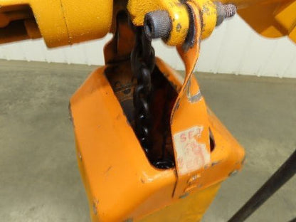 Harrington NER005LD 1/2 Ton Electrc Chain Hoist 14/5 FPM 2 Speed 9' Lift 3PH