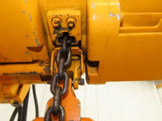 Harrington NER005LD 1/2 Ton Electrc Chain Hoist 14/5 FPM 2 Speed 9' Lift 3PH