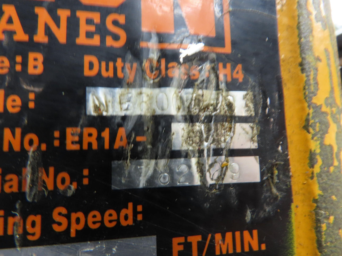 Harrington NER005LD 1/2 Ton Electrc Chain Hoist 14/5 FPM 2 Speed 9' Lift 3PH