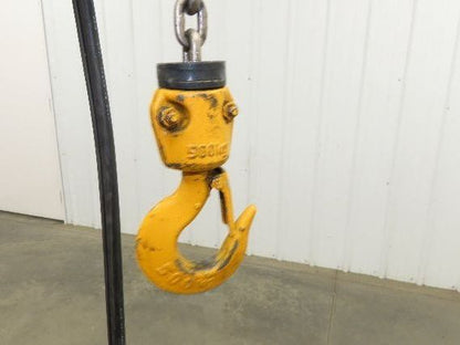 Harrington NER005LD 1/2 Ton Electrc Chain Hoist 14/5 FPM 2 Speed 11' Lift 3PH