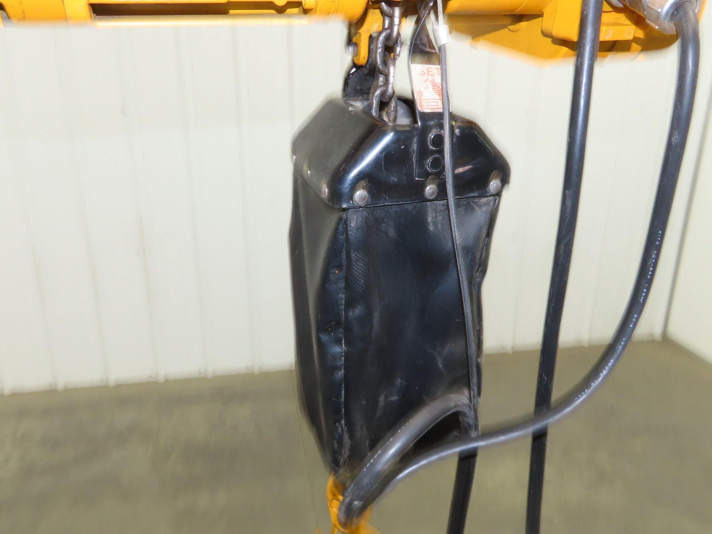 Harrington NER005LD 1/2 Ton Electrc Chain Hoist 14/5 FPM 2 Speed 11' Lift 3PH