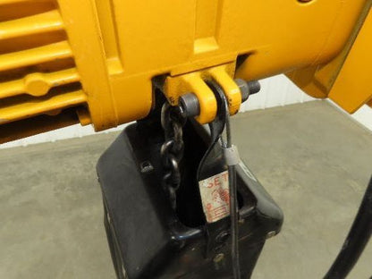 Harrington NER005LD 1/2 Ton Electrc Chain Hoist 14/5 FPM 2 Speed 11' Lift 3PH