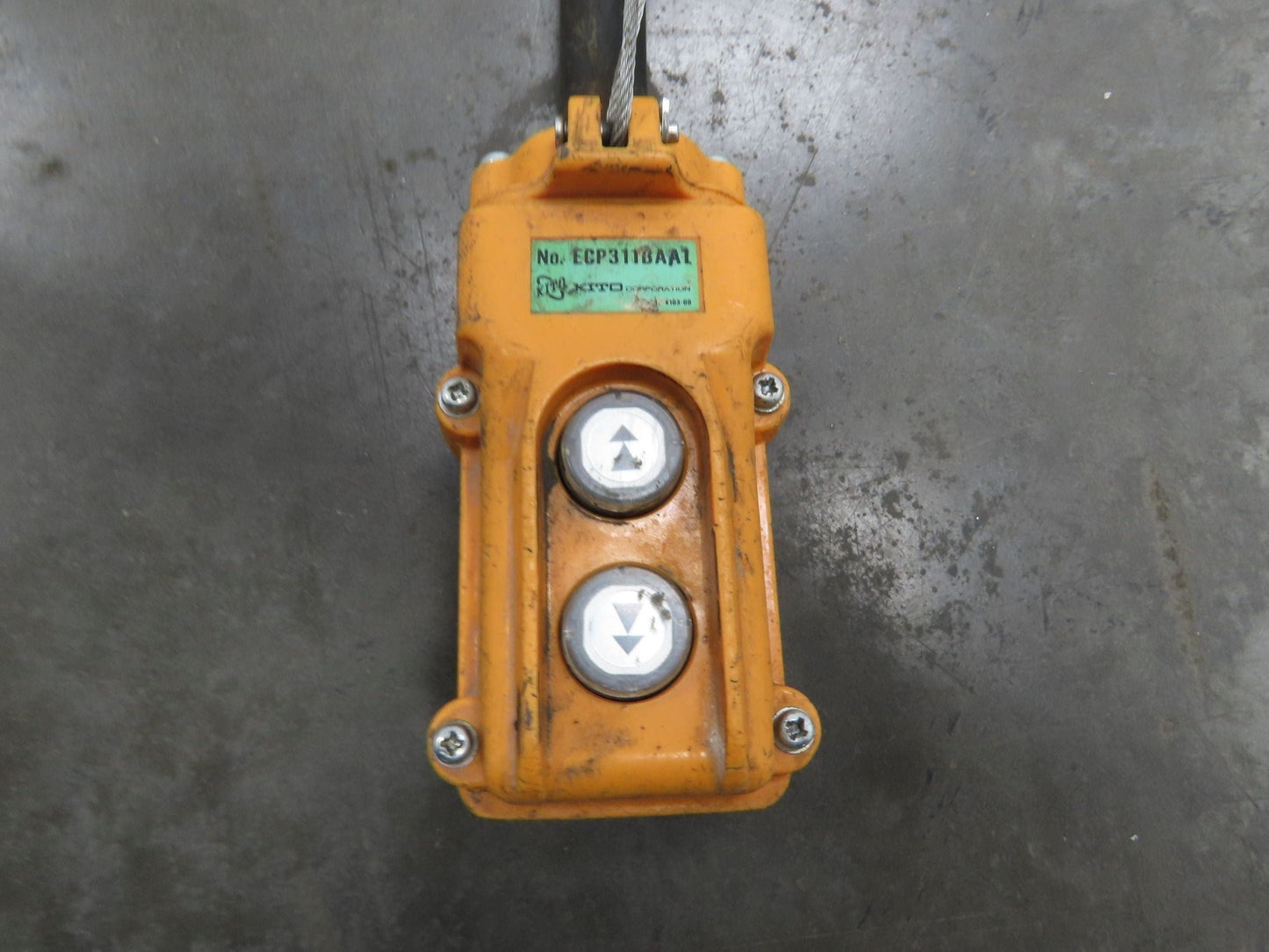 Harrington NER005LD 1/2 Ton Electrc Chain Hoist 14/5 FPM 2 Speed 11' Lift 3PH