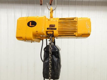 Harrington NER005LD 1/2 Ton Electrc Chain Hoist 14/5 FPM 2 Speed 11' Lift 3PH