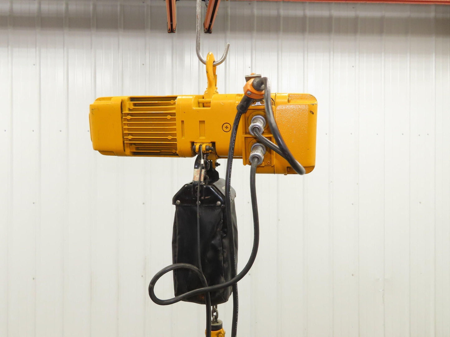 Harrington NER005LD 1/2 Ton Electrc Chain Hoist 14/5 FPM 2 Speed 11' Lift 3PH