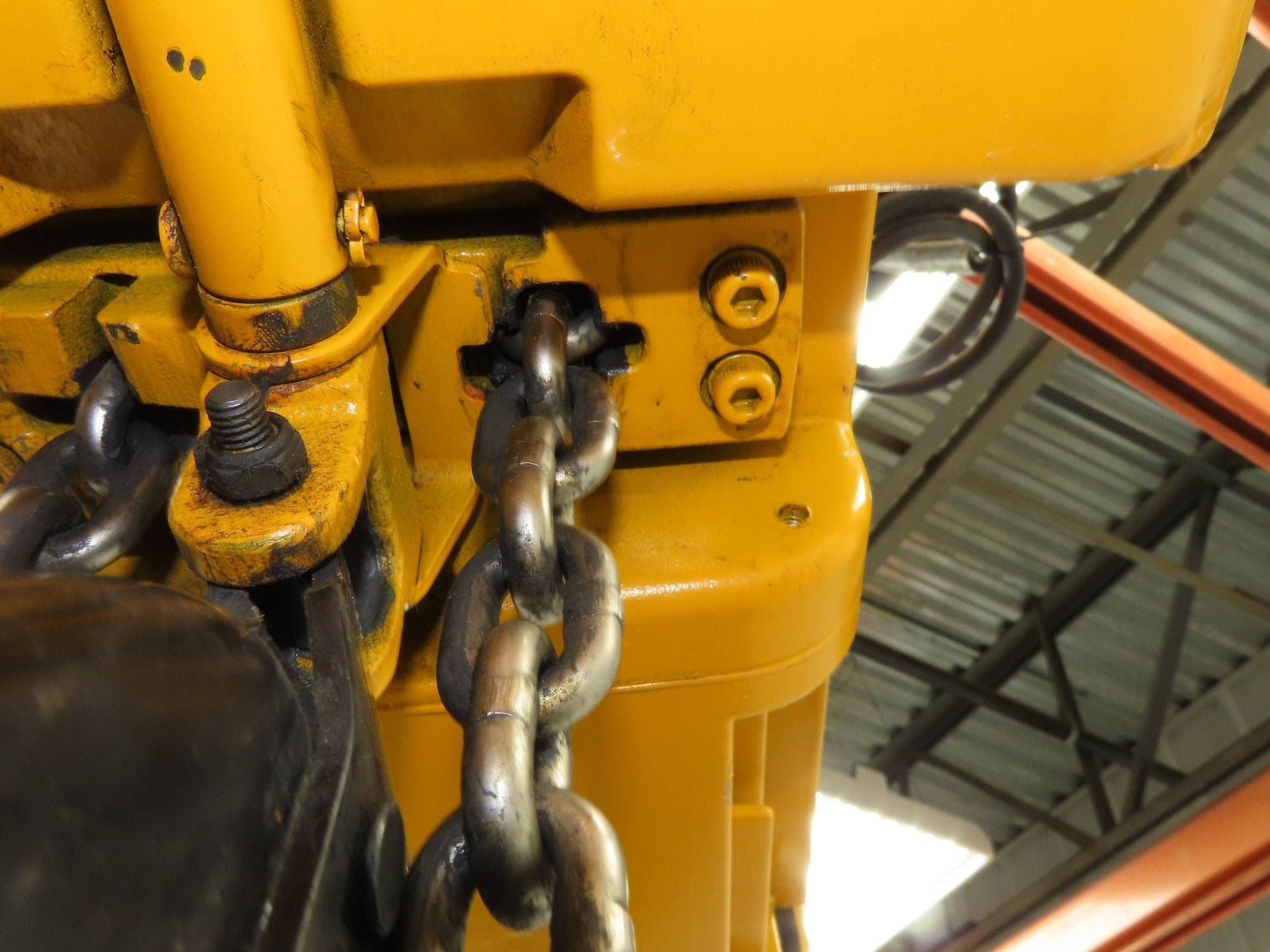 Harrington NER005LD 1/2 Ton Electrc Chain Hoist 14/5 FPM 2 Speed 11' Lift 3PH