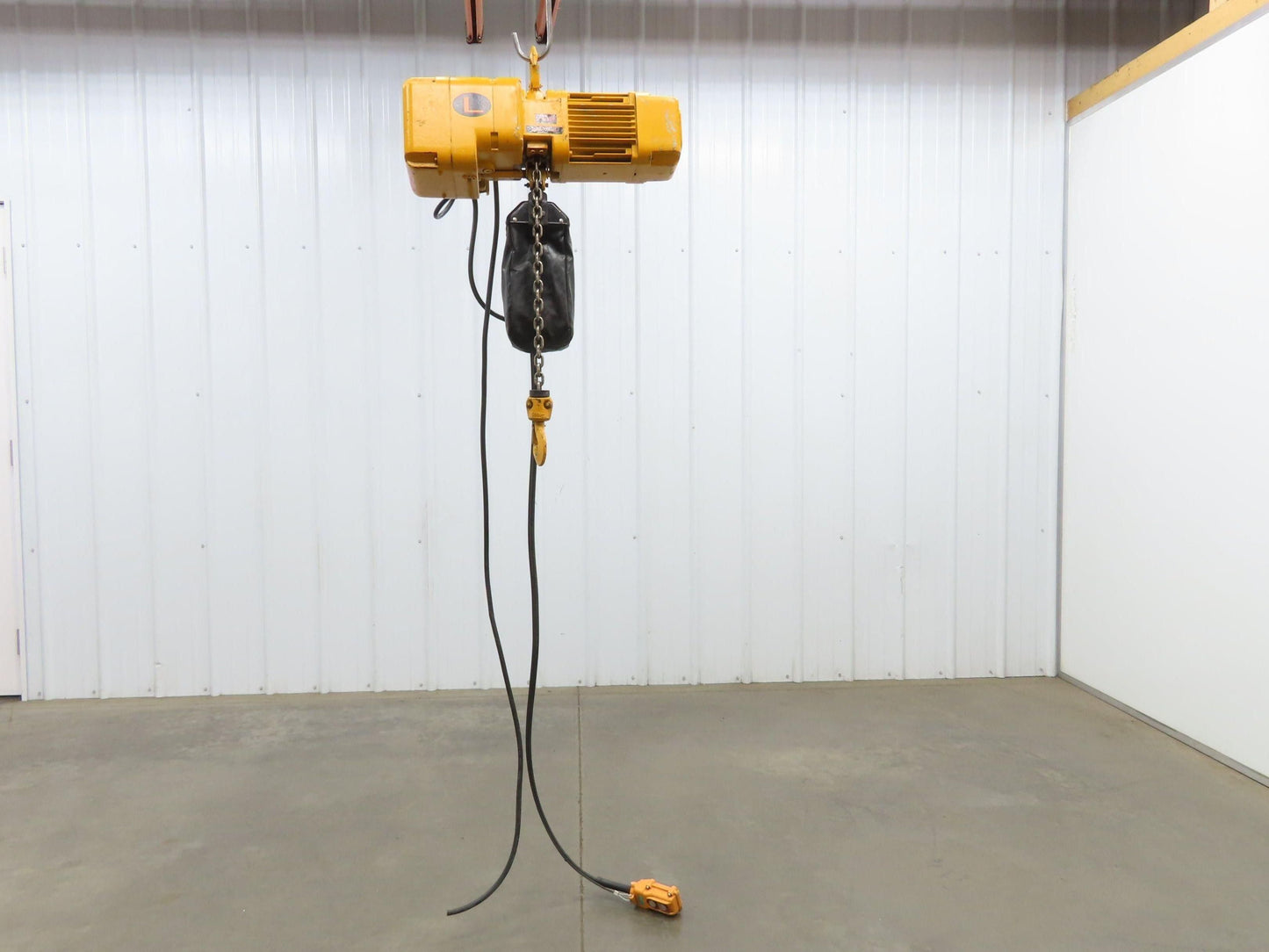 Harrington NER005LD 1/2 Ton Electrc Chain Hoist 14/5 FPM 2 Speed 11' Lift 3PH