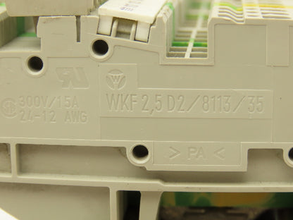 Wieland Terminal Block Connectors 24-12AWG 2.5mm² 300V 15A Lot of 104