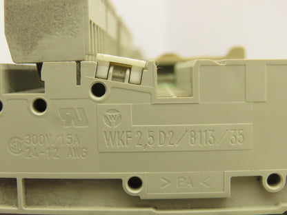Wieland Terminal Block Connectors 24-12AWG 2.5mm² 300V 15A Lot of 220
