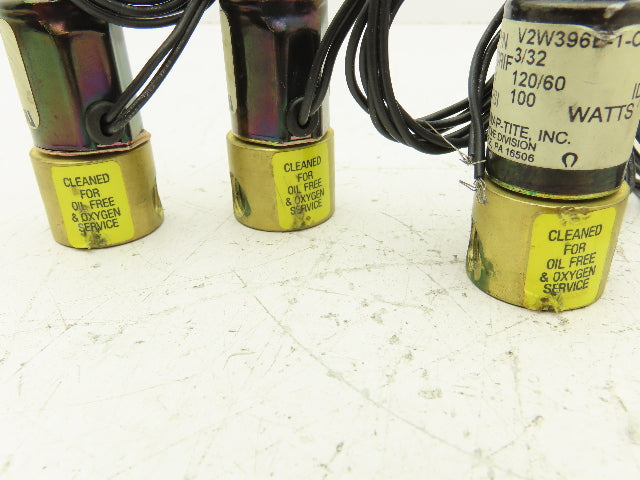 KIP Snap-Tite Pneumatic Solenoids 120/60V Lot of 7