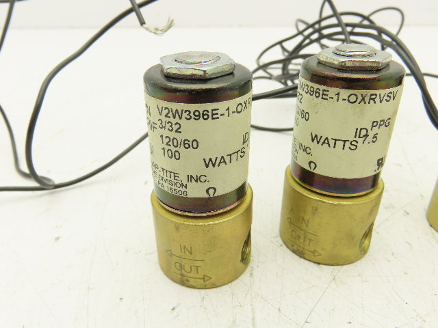 KIP Snap-Tite Pneumatic Solenoids 120/60V Lot of 7