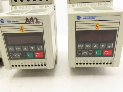 Allen Bradley 160-BA04NSF1 Speed Controller 380-460V 4.6A 2HP Ser.C Lot of 3