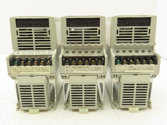 Allen Bradley 160-BA04NSF1 Speed Controller 380-460V 4.6A 2HP Ser.C Lot of 3