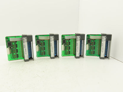 Allen Bradley 1746-IB16 SLC 500 Input Module Series C Lot of 4