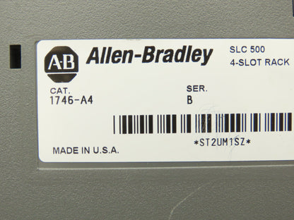 Allen Bradley 1746-P1 1746-A4 Ser C Power Supply 4-Slot Chassis Ser B