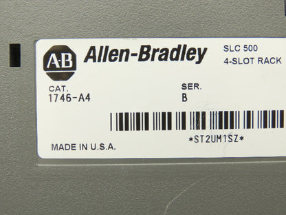 Allen Bradley 1746-P1 1746-A4 Ser C Power Supply 4-Slot Chassis Ser B
