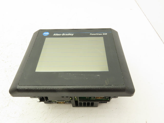 Allen Bradley 2711-T6C9L1 PanelView 600 Touch Screen PLC HMI Ser/Rev B Frn 4.41