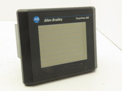Allen Bradley 2711-T6C9L1 PanelView 600 Touch Screen PLC HMI Ser/Rev B Frn 4.41