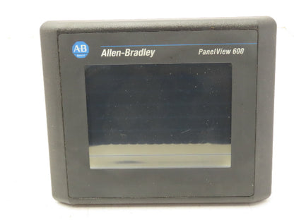 Allen Bradley 2711-T6C9L1 PanelView 600 Touch Screen PLC HMI SerB RevC Frn 4.43