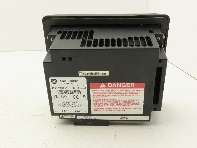 Allen Bradley 2711-T6C9L1 PanelView 600 Touch Screen PLC HMI SerB RevC Frn 4.43