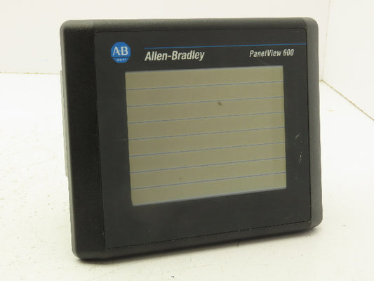 Allen Bradley 2711-T6C9L1 PanelView 600 Touch Screen PLC HMI Broken Touch Panel