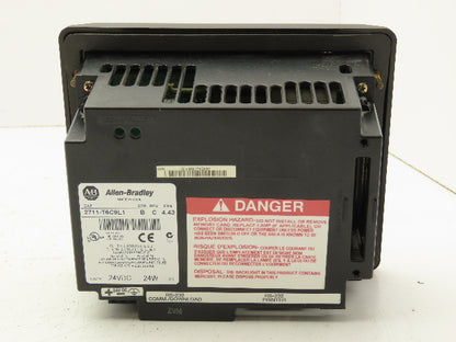 Allen Bradley 2711-T6C9L1 PanelView 600 Touch Screen PLC HMI Broken Touch Panel