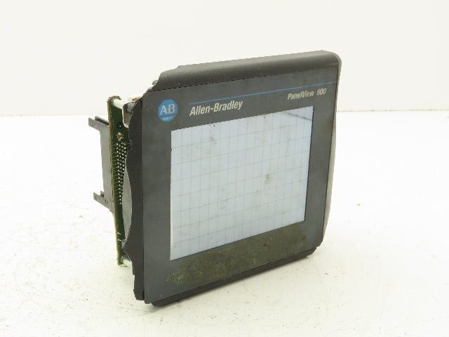 Allen Bradley 2711-T6C**** PanelView 600 Touch Screen PLC HMI Broken Covers
