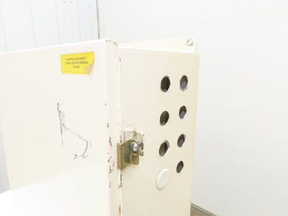 Electrical Enclosure Control Panel 24x21x8" Back Plate JIC Wall mount