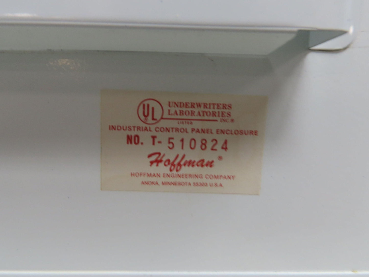 Hoffman A423610LP Electrical Enclosure 42x36x10" Backplate Wall Mount Type 12 13